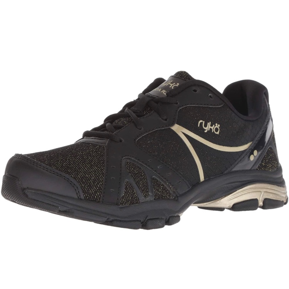 Rykä Black and Gold dance shoes 7.5M